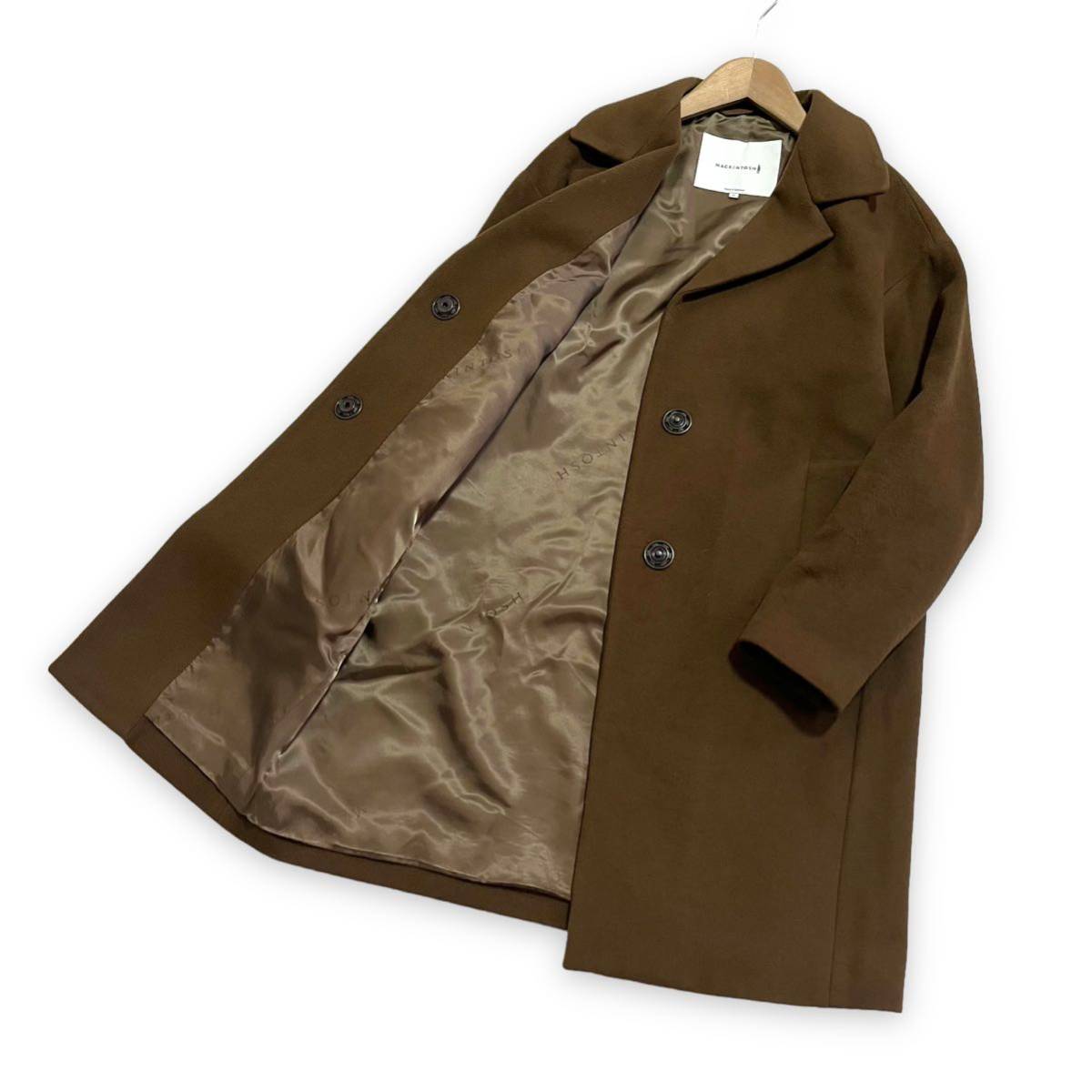 美品 現行 英国製 Mackintosh マッキントッシュ ウール チェスター