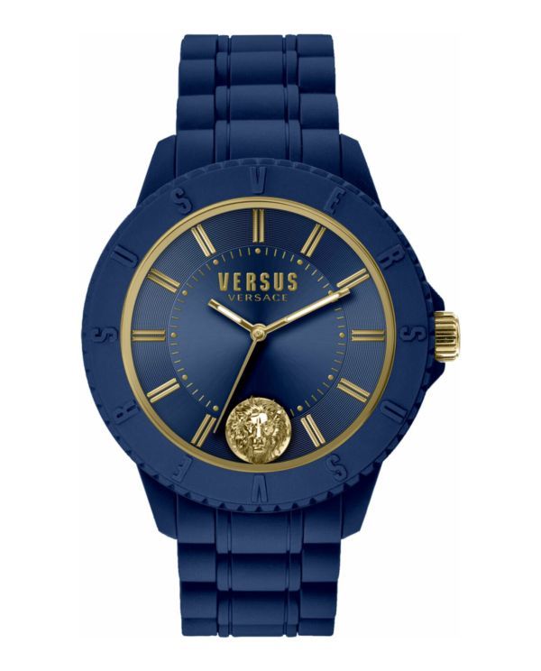 【高級時計】ヴェルサス ヴェルサーチ デイト 濃紺 腕時計 メンズ