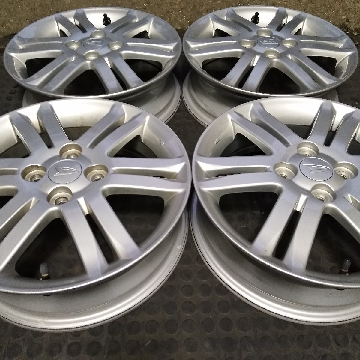  контрольный номер :W11-176[4шт.@ цена ][15x4.5J 4x100 ET+45 ступица 54]DAIHATSU Daihatsu оригинальный * Move и т.п. * витрина самовывоз * прямой покупка возможность * покупка в обмен на старую модель с доплатой возможность 
