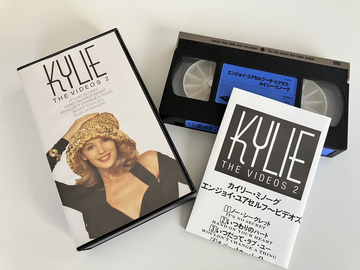 【極美品VHS希少品】Kylie Minogue / THE VIDEOS 2 アルファレコード ALVB1 90年リリース,東京ドームライヴ映像NEW PV,未発表オフショット,_画像1