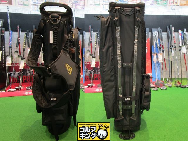 GK栄三越■ 405 【新品】◆NEWERA◆ニューエラ◆スタンドキャディーバッグ◆13061334-OSFM◆ブラック/ゴールド◆人気_画像2