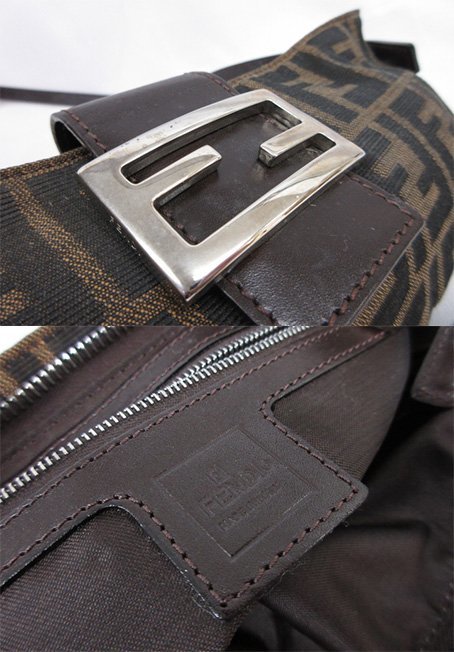 フェンディ FENDI】 マンマバケット ショルダーバッグ ズッカ柄
