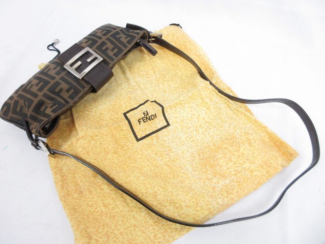 フェンディ FENDI】 マンマバケット ショルダーバッグ ズッカ柄