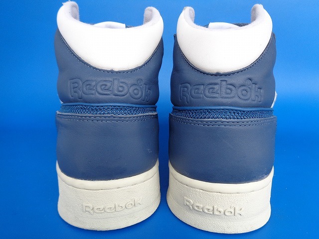 12185# прекрасный товар редкий REEBOK CLASSIC ALIEN STOMPER MID Reebok Classic Чужой s темпер mid белый темно-синий 27.5 AQ9799