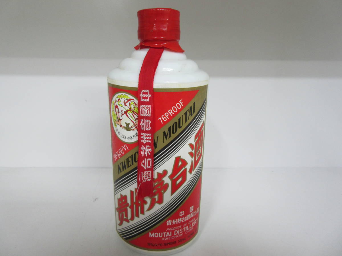 古酒※ 【未開封】貴州茅台酒 マオタイ酒 1993年 天女ラベル 500ml 38