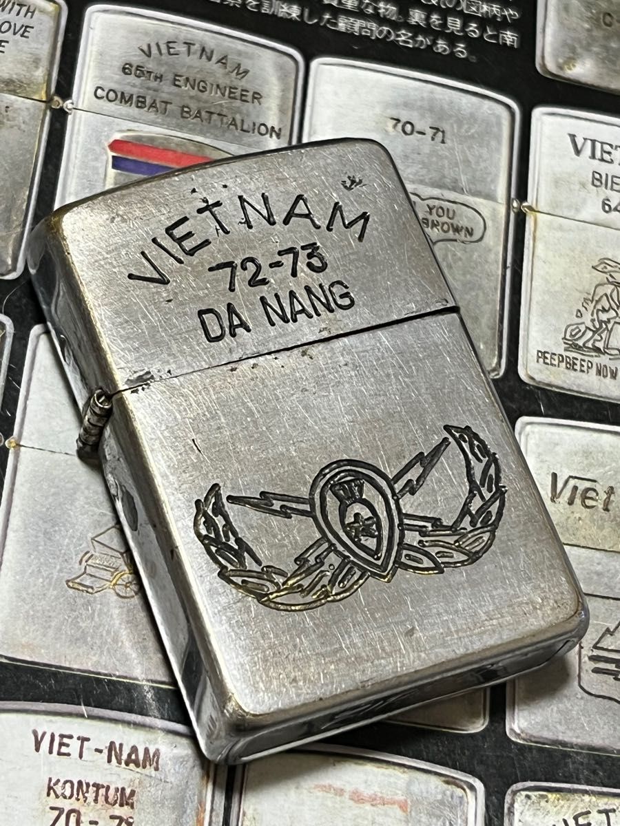 ベトナムZIPPO】本物 1972年製ベトナムジッポー「米軍パイロットバッジ