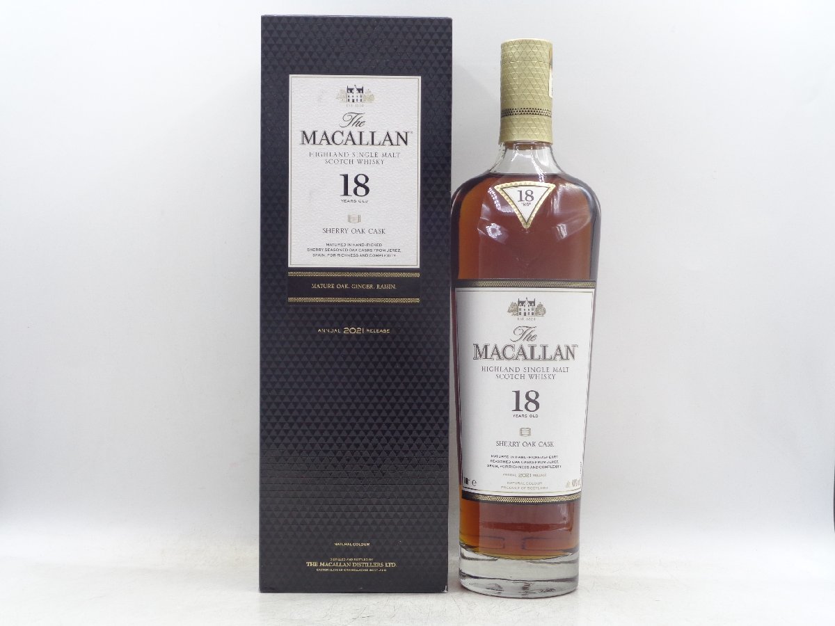 The MACALLAN 18年 ザ マッカラン シェリー オーク カスク 2021 ハイ