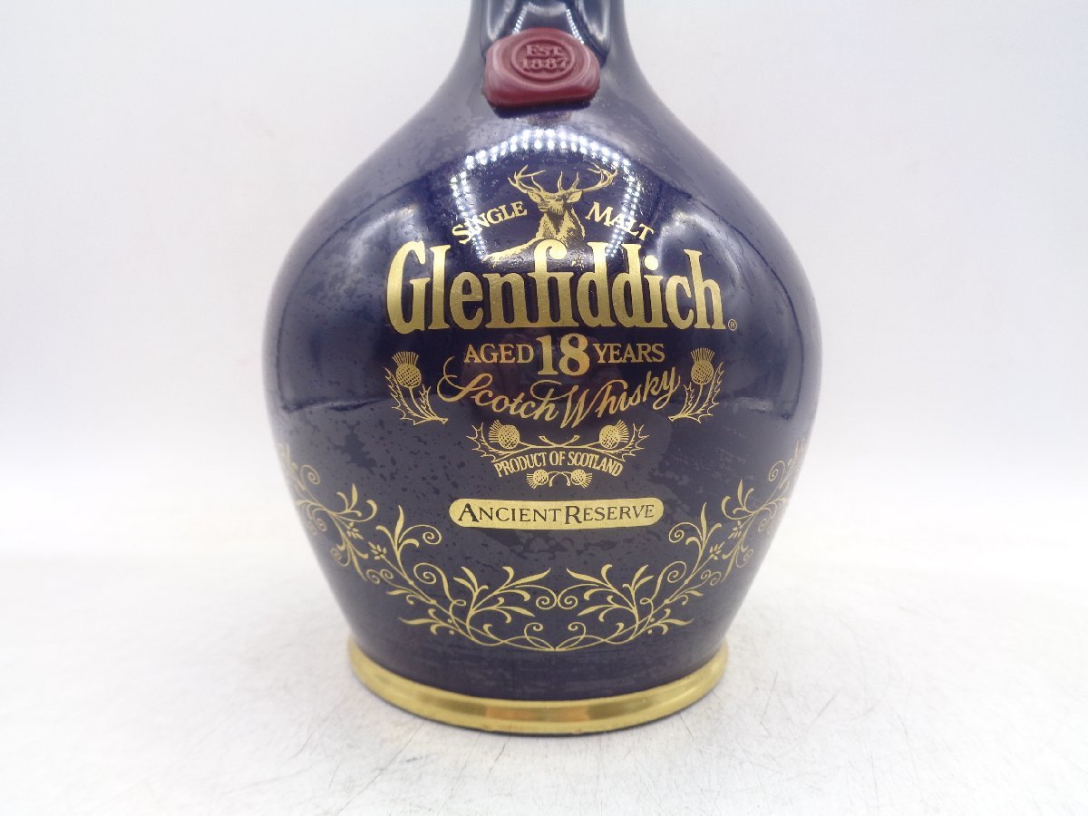 未開封】Glenfiddich 18年700ｍl ウイスキー【古酒・】-