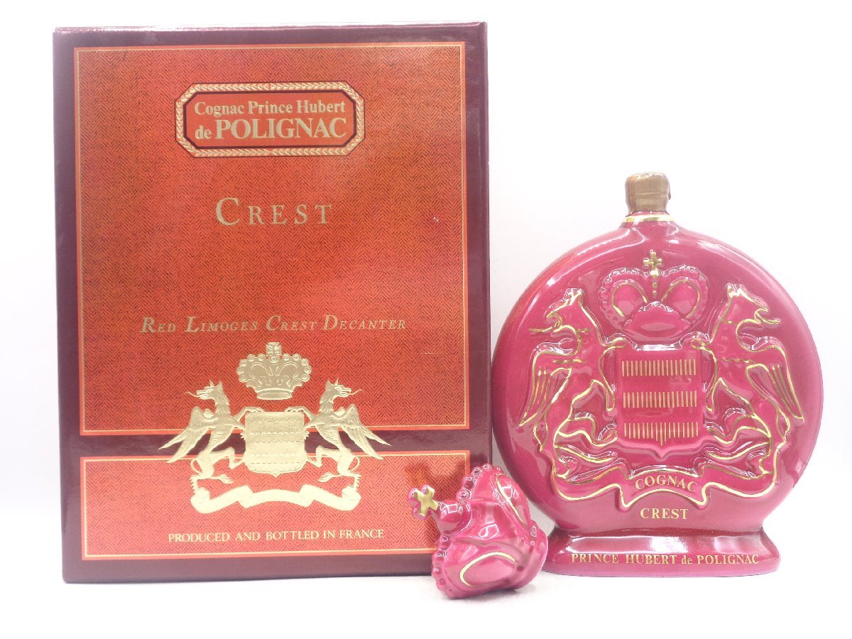 2023人気新作飲料/酒PRINCE HUBERT DE POLIGNAC CREST DECANTER プリンス ユベール