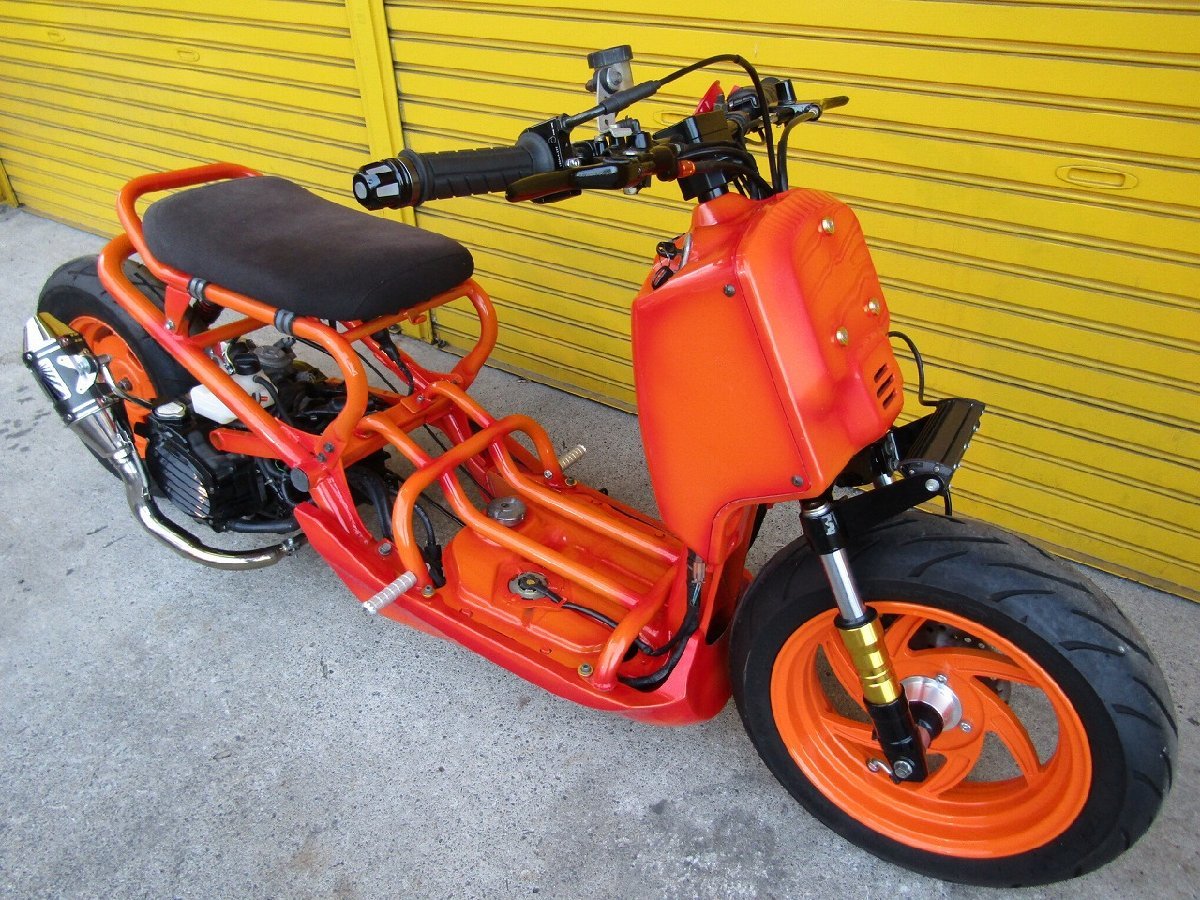 中古 ホンダ HONDA ズーマー ZOOMER カスタム AF58 ロンホイ オールペン ブレンボ ローダウン ディスク_画像1