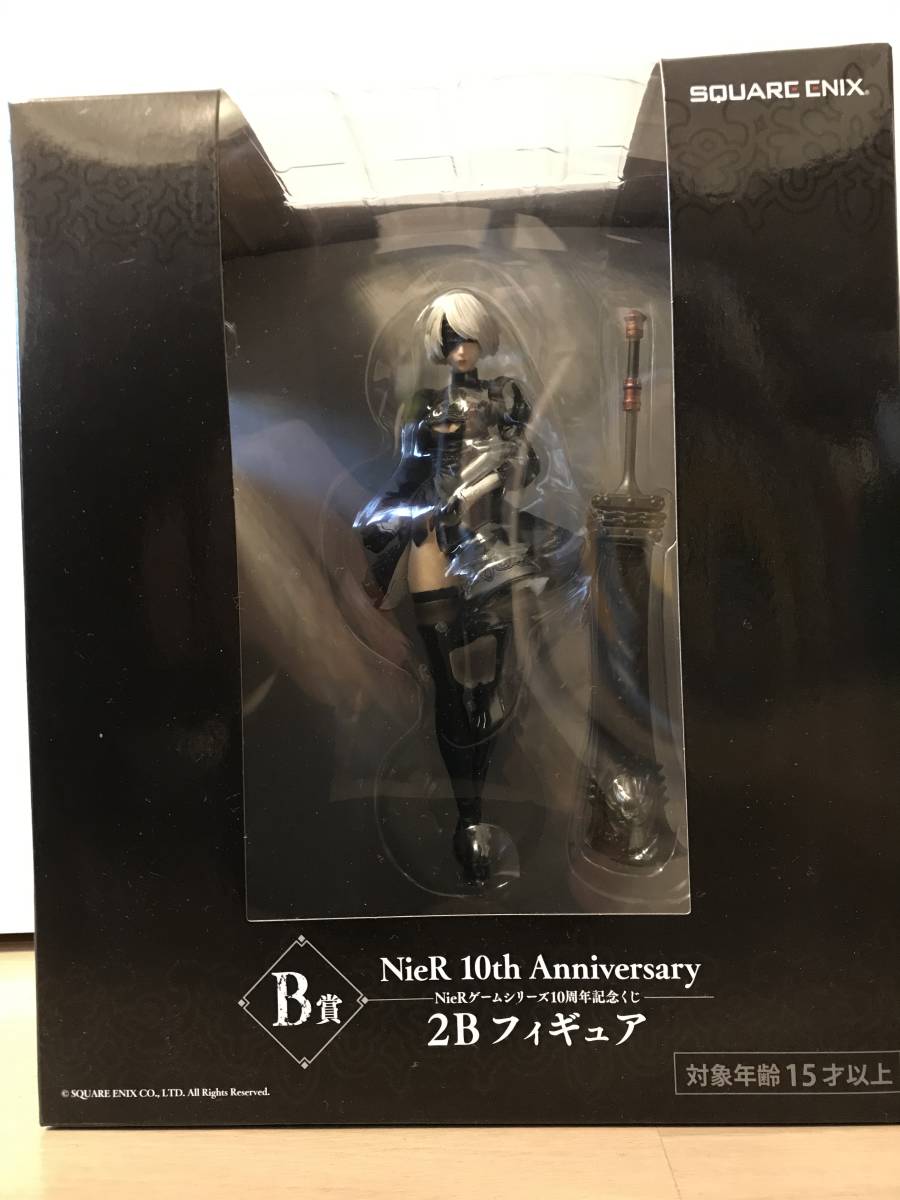 【美品】 NieR 10th Anniversary ゲームシリーズ10周年記念くじ 2B フィギュア SQUARE ENIX_画像1