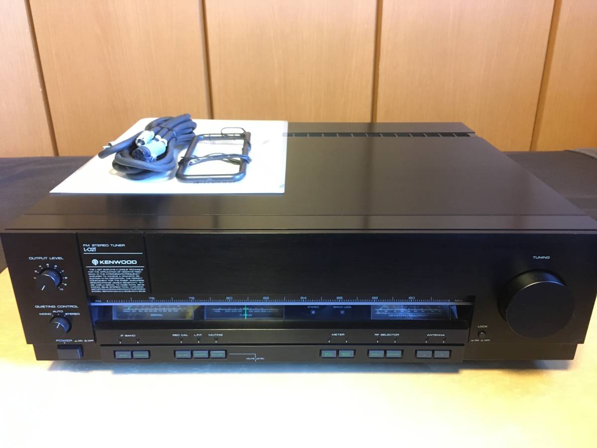 Yahoo!オークション - KENWOOD L-02T FMチューナー 現状品