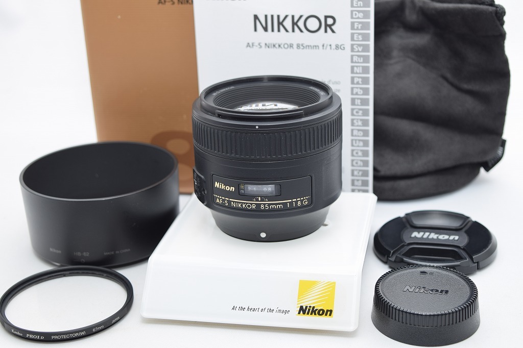 美品】Nikon ニコン AF-S NIKKOR 85mm f/1.8G-