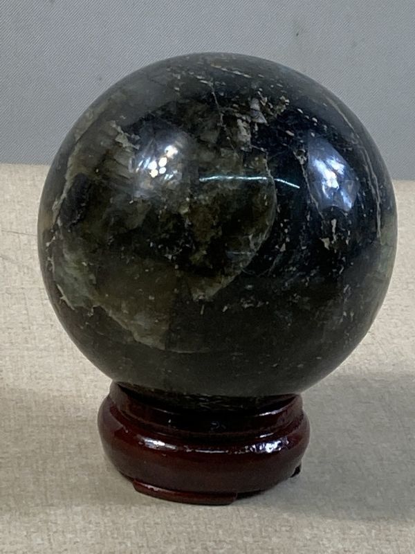 ◆TO168 天然石・鑑賞石 2点まとめ 球体 インテリア 置物◆Nの画像4