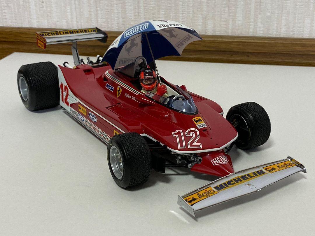 1/18 エグゾト フェラーリ 312T4 アメリカGP ジル・ヴィルヌーヴ 1979 #12 GPC97075 新品 ミニカー