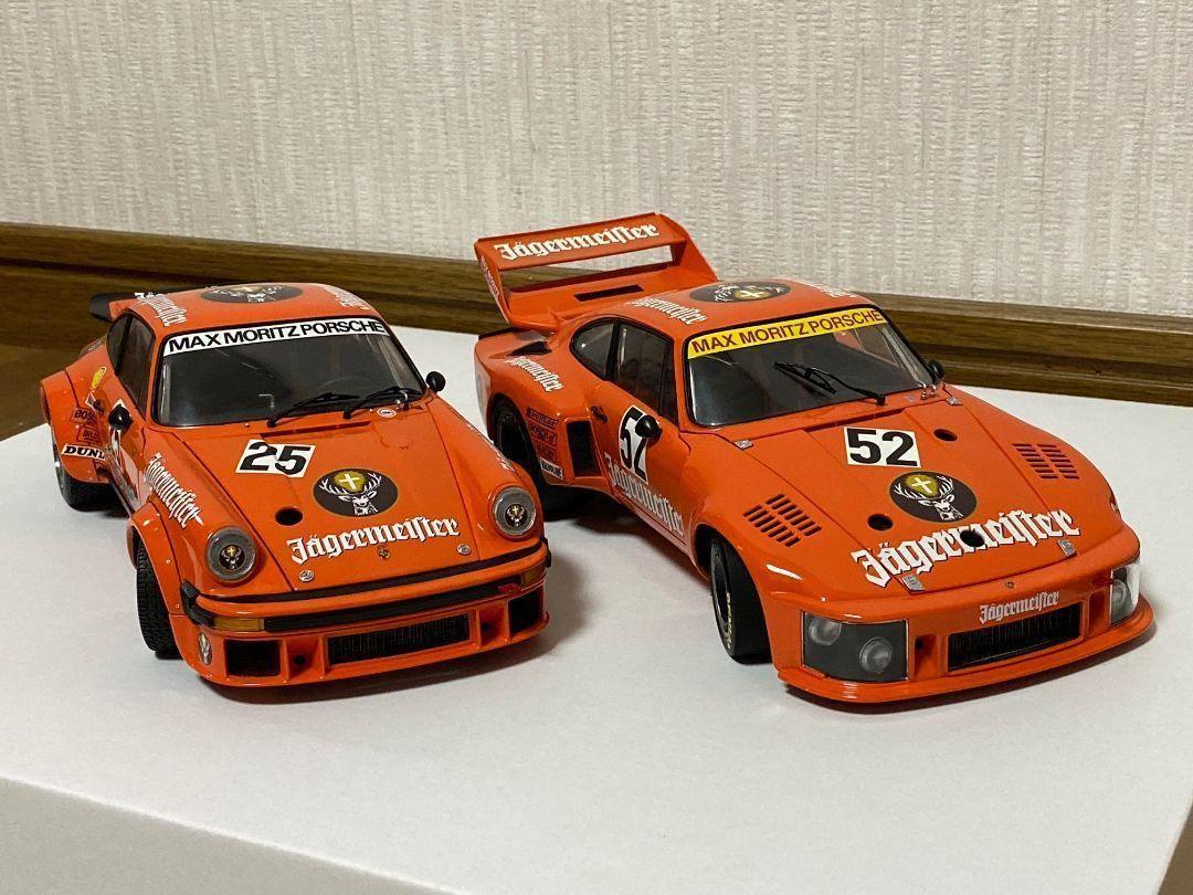 1/18 Exoto Porsche 934 RSR & 935 Turbo 1976 RLG18093 worldwide limitation 2500 pcs iega- Meister gift set new goods minicar 