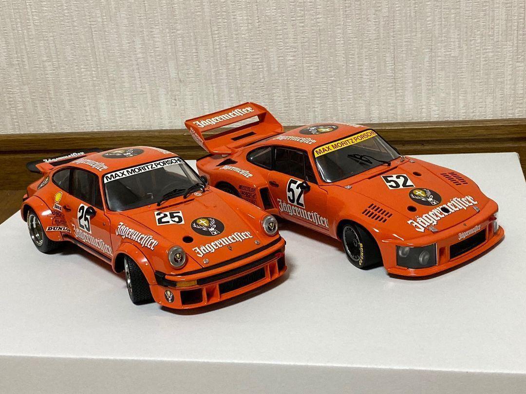 1/18 Exoto Porsche 934 RSR & 935 Turbo 1976 RLG18093 worldwide limitation 2500 pcs iega- Meister gift set new goods minicar 