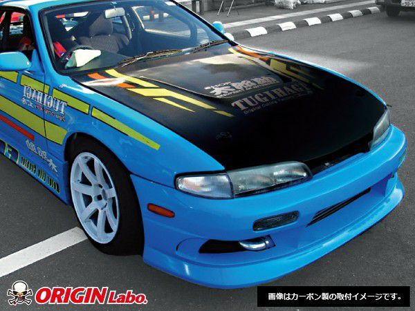 ORIGIN Labo. 受注生産 オリジン カーボン エアロ ボンネット TYPE.1 NISSAN シルビア S14 前期 (CB-02-carbon)_画像2