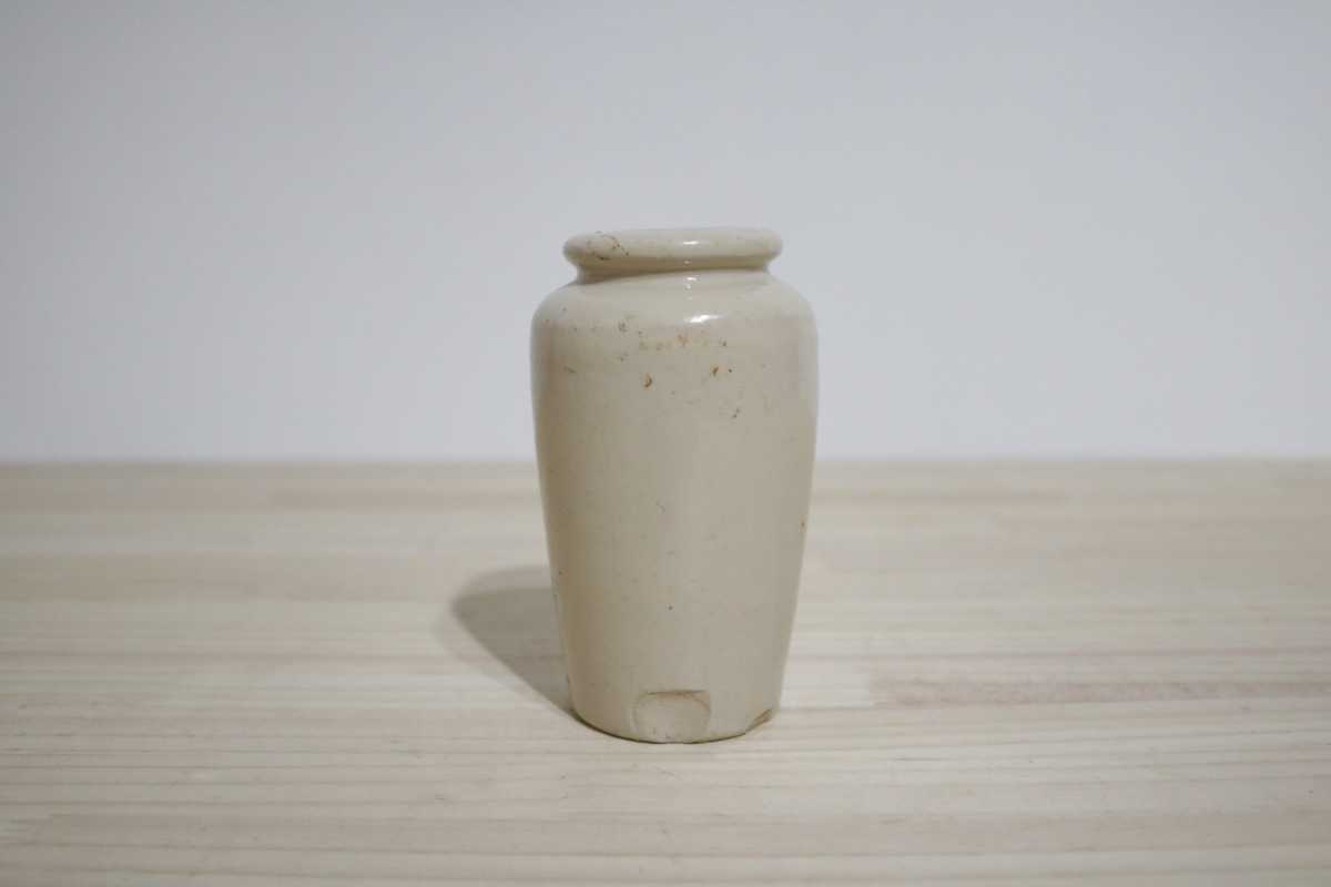 ENGLAND antique イギリス アンティーク GALLOWAY クリームポット 陶器ポット 陶器ボトル ジャー ペン立て 花瓶 ブロカント ヴィンテージ_画像5