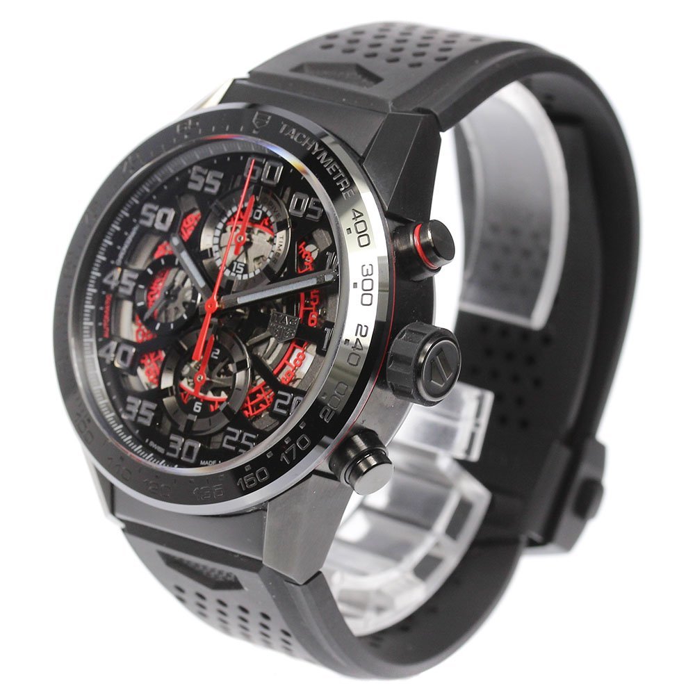 ☆美品★箱・保証書付き【TAG HEUER】タグホイヤー カレラ キャリバーホイヤー01 TOKYOエディション CAR201D.FT6087 自動巻き メンズ_画像3