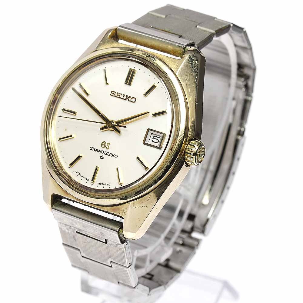 SEIKO】セイコー グランドセイコー ハイビート デイト 6145-8000 自動