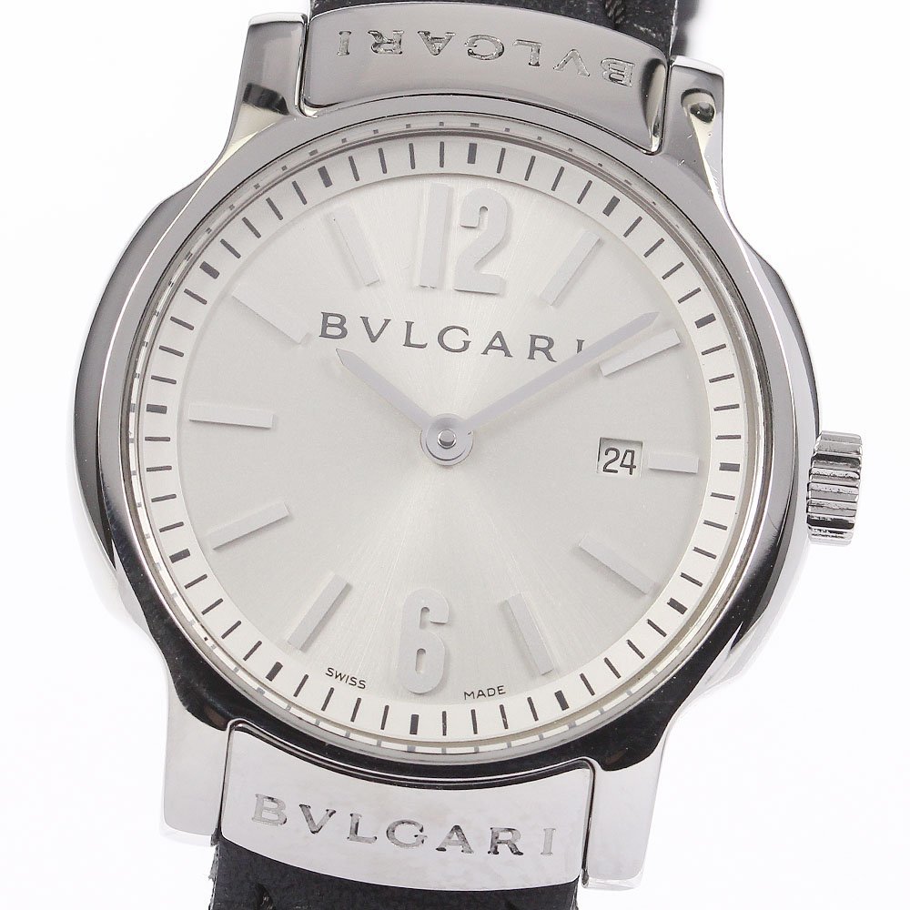☆保証書付き【BVLGARI】ブルガリ ソロテンポ デイト ST29S クォーツ