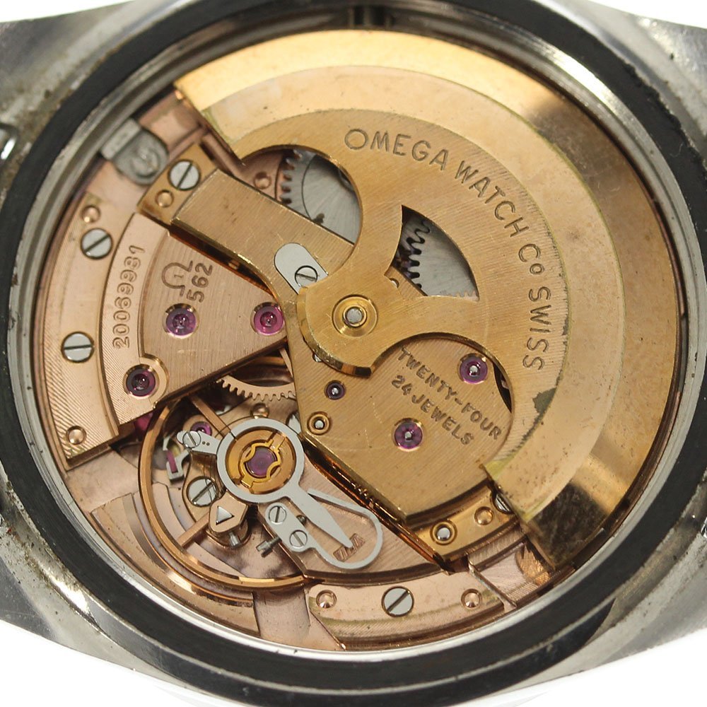 ☆訳ありオメガ シーマスター cal.562 メンズ ライスブレスレット 自動
