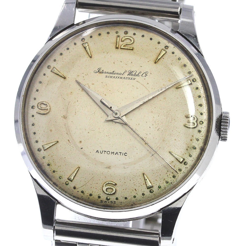 超激安 【IWC SCHAFFHAUSEN】IWC Cal.852 リダンダイヤル 自動巻き