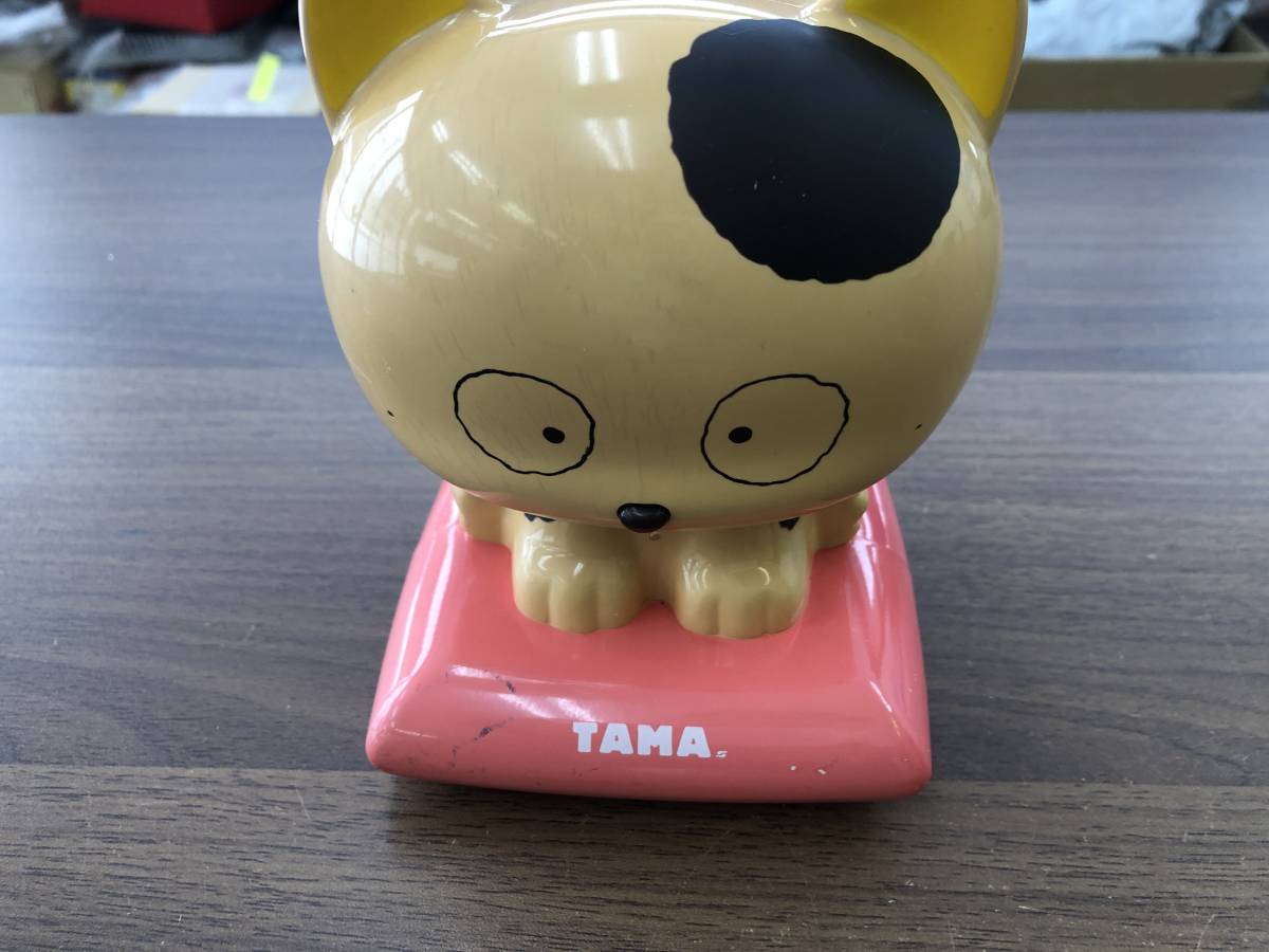 服部セイコー TAMA&FRIENDS タマ クオーツ デジタル / 当時物 昭和レトロ 目覚まし時計 タマ_画像2