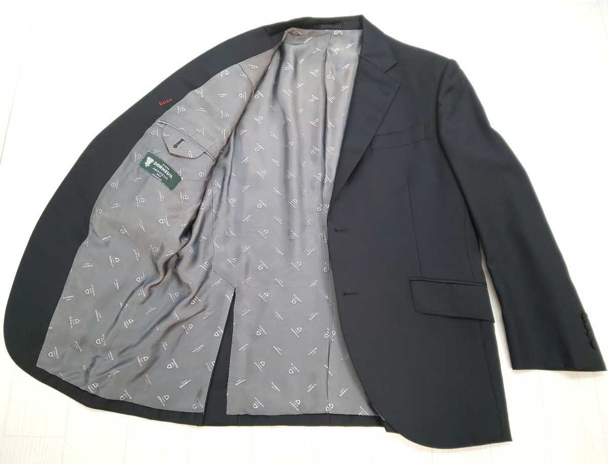 ☆KyotoBespoke オーダーメイドスーツ ドーメル生地使用 黒 ２つボタン サイドベンツ☆ 京都ビスポーク DORMEUIL_画像4