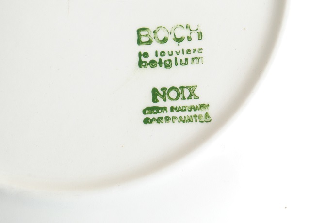 ベルギー製 BOCH ボッホ PARADISO 20cm スーププレート 深皿 ディーププレート ヴィンテージ 食器 アンティーク it0893の画像6