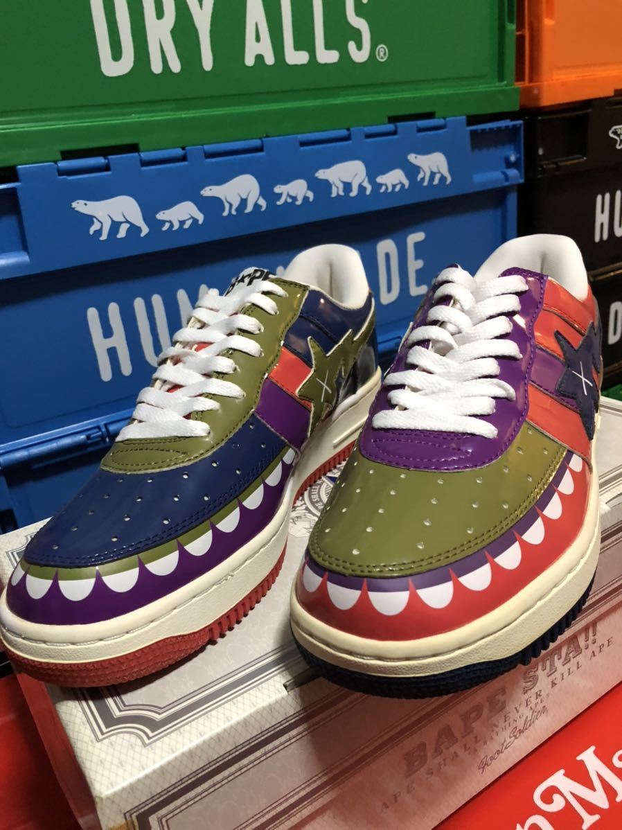 A BATHING APE BAPESTA X KAWS CRAZY SIZE 9.5 US スニーカー NIGO