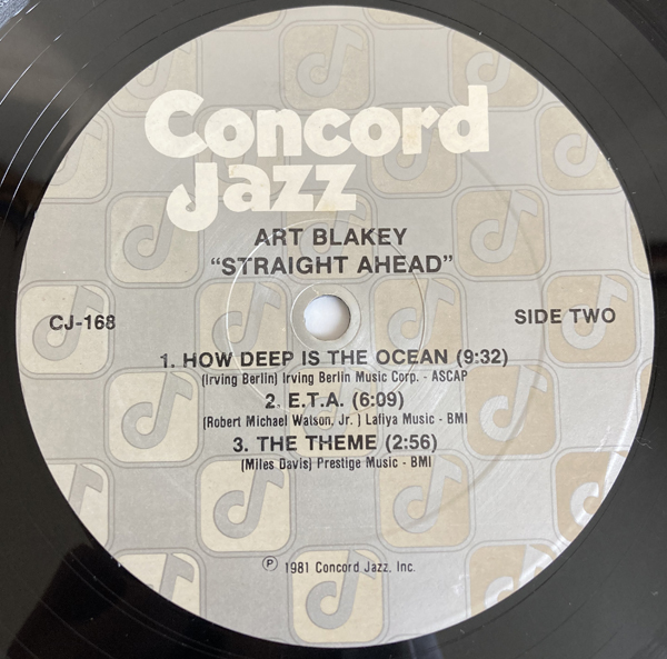 米 US盤/ JAZZ LP/ Art Blakey and The Jazz Messengers Straight Ahead _画像6