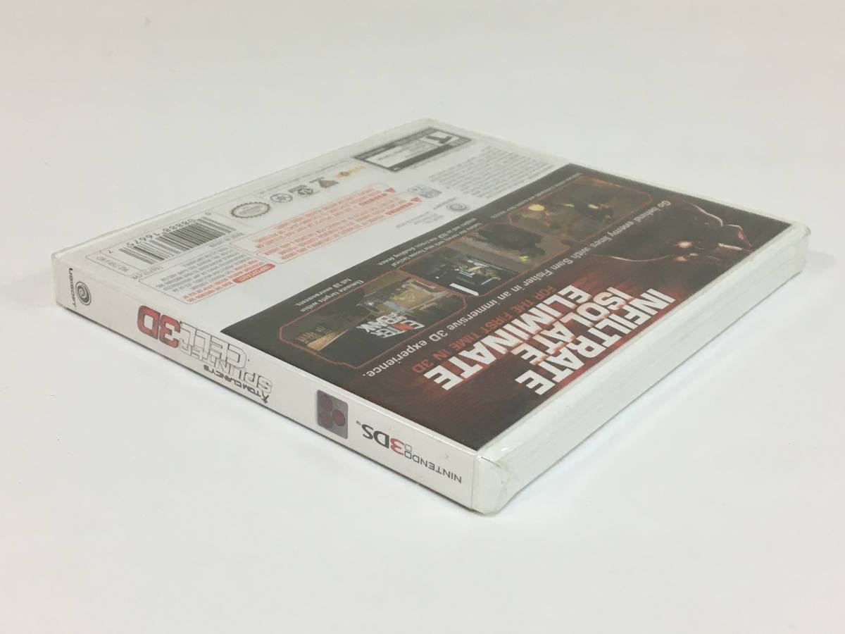 ●○S457 未開封 海外版 ニンテンドー 3DS ソフト TOM CLANCY'S SPLINTER CELL 3D スプリンターセル 3D○●_画像4