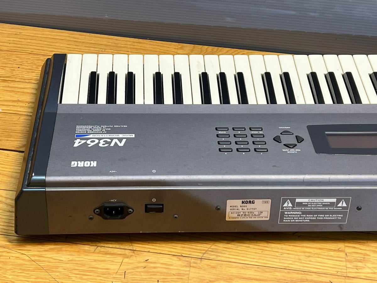 KORG コルグ N364 MUSIC WORKSTATION シンセサイザー 電子キーボード