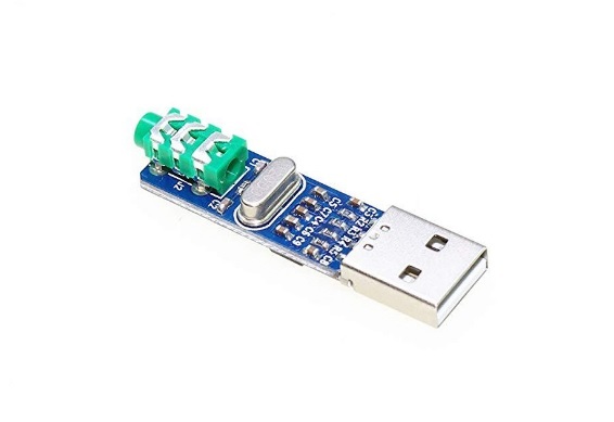 高音質DAC PCM2704チップ搭載 送料84円 DAコンバーター (USB DAC パソコン オーディオ サウンド PC デジタル アナログ 変換）(3)の画像1