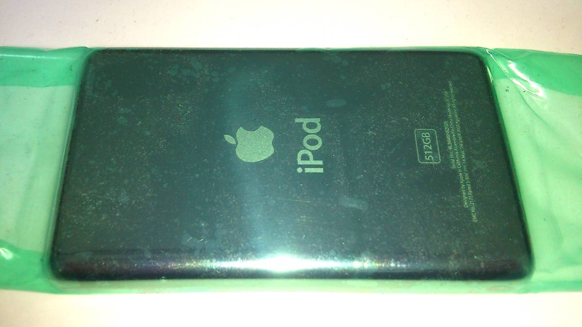 美品 iPod classic (160GB→SSD 512GB 大容量化) ブルーホワイト (外装