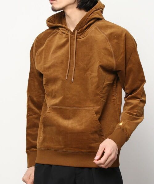 Carhartt WIPカーハート コーデュロイ フード パーカー スウェット スウェットパーカー Pullover HOODIE S