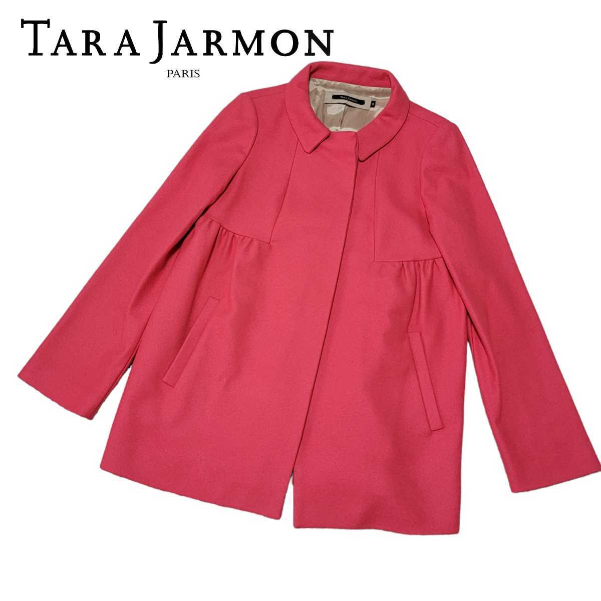 極美品】タラジャーモン tara jarmon バックベルト付 カシミヤ混