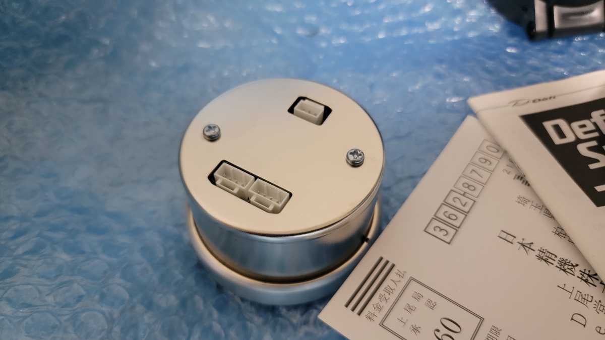 新品未使用！ Defi タコメーター　60パイ 60mm 11000rpm リンクメーター link 黒　緑イルミ　デフィ　タコ　回転数 rpm tacho_画像4