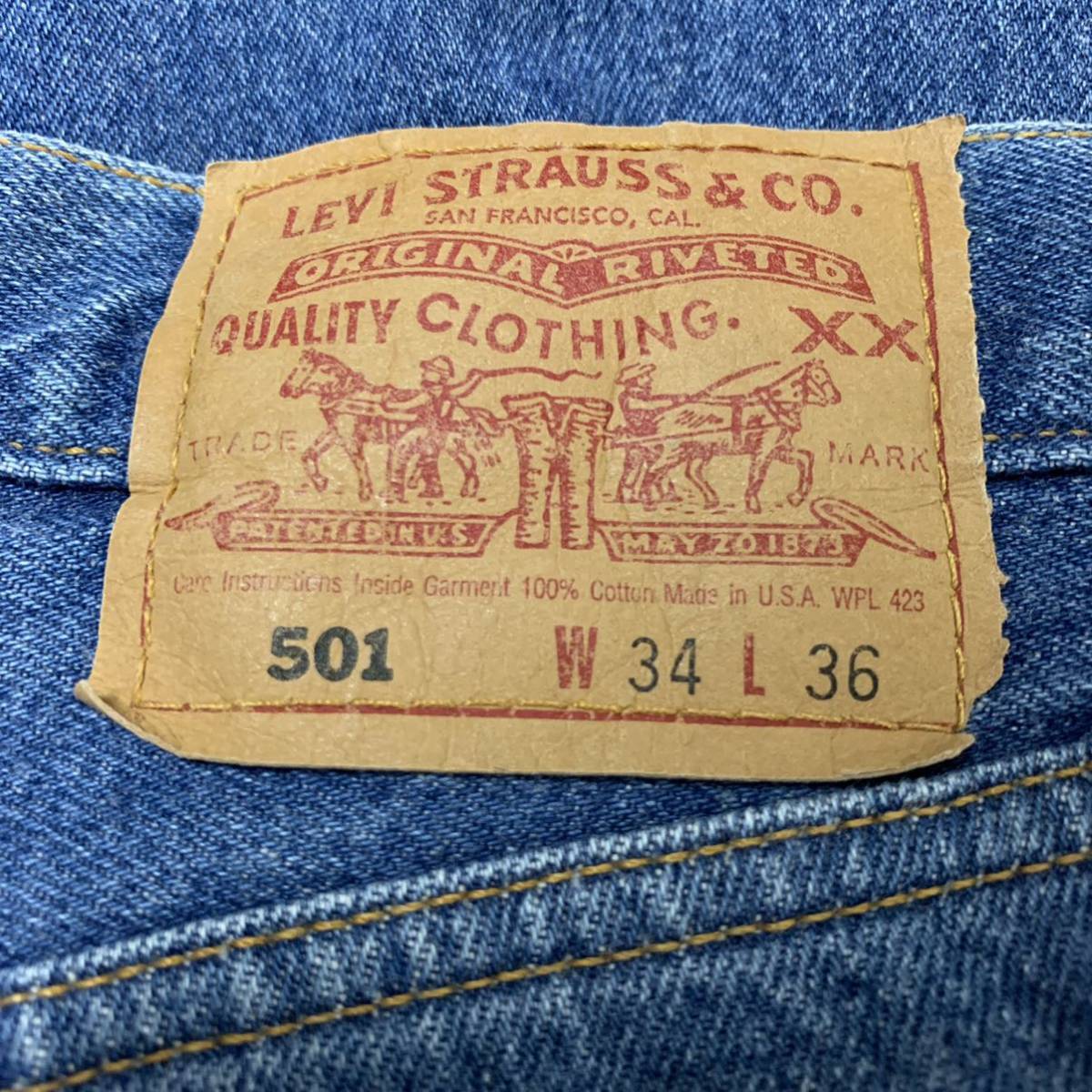 90s 90年代 levis リーバイス 501 W34 usa製 デニム 古着 90s 90年代 levis リーバイス 501 W34 usa製 デニム 古着