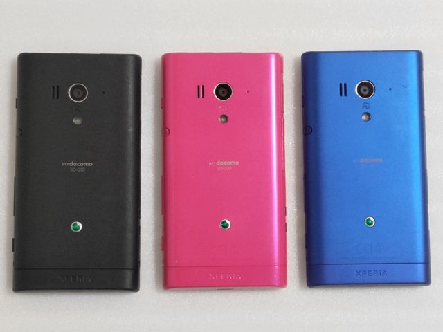 3台セット SONY Xperia acro HD SO-03D 黒 サクラ(ピンク) 青 3台セット SONY Xperia acro HD SO-03D 黒 サクラ(ピンク) 青