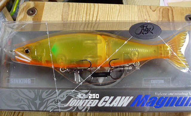 送料無料/新品】 GAN CRAFT ジョインテッドクロー マグナム スロー