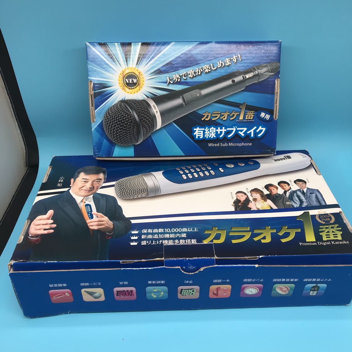 カラオケ一番 有線マイク付き 追加曲カートリッジ付き 多数-