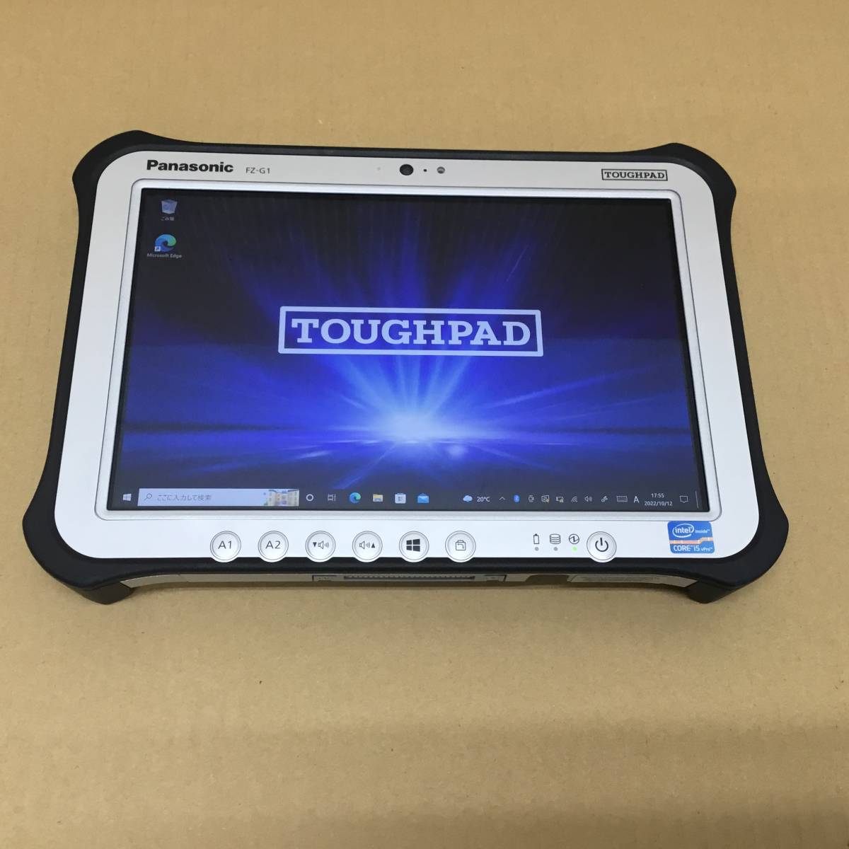 2210042672-2】 PANASONIC タブレット FZ-G1AABMZCJ TOUGHPAD CI5