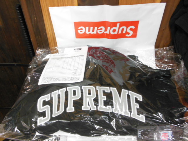 新品未開封 納品書付き SUPREME NFL Raiders ’47 Hooded Sweatshirt パーカー ブラック ( M ) Black 黒の画像1