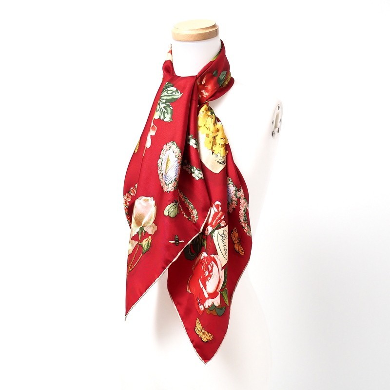 2021年秋冬新作 GUCCI グッチ スカーフ イタリア製 花柄 フラワー ilam.org