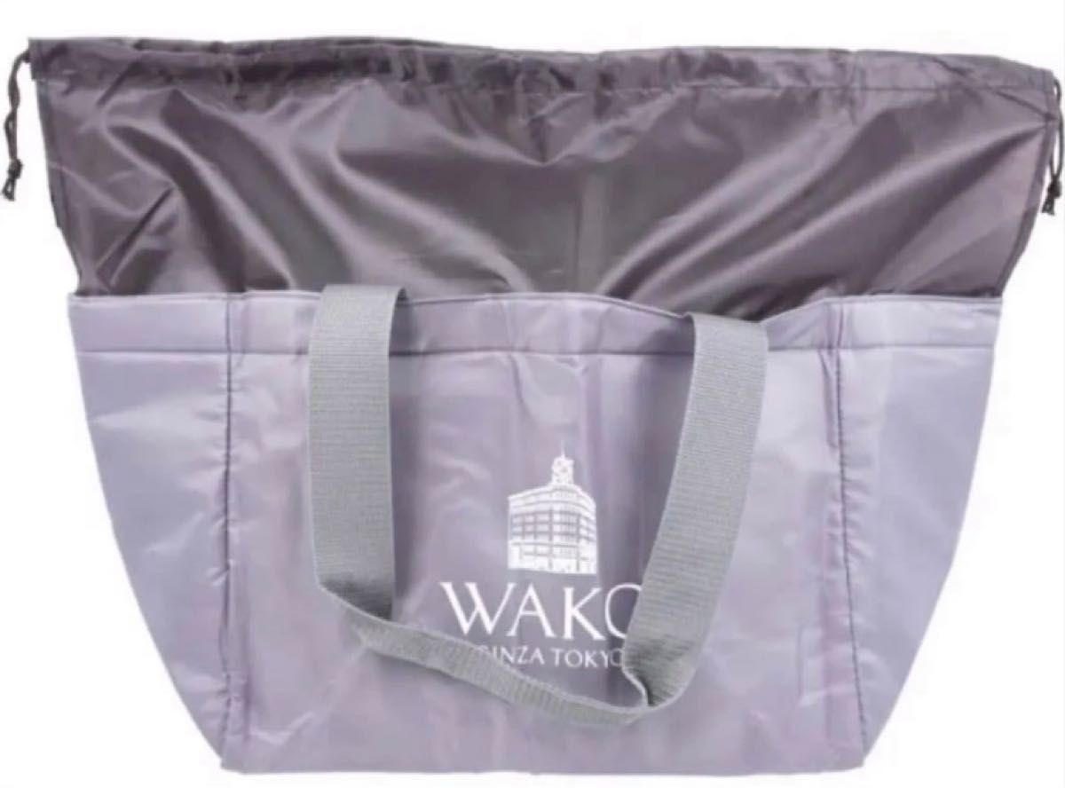 新品未使用 東京・銀座 WAKO 保冷ショッピングバック エコバッグ 新品未使用 東京・銀座 WAKO 保冷ショッピングバック エコバッグ