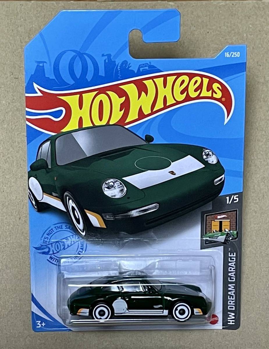 ホットウィール '96 ポルシェ 911 カレラ グリーン 日本語カード 新品未開封品_画像1