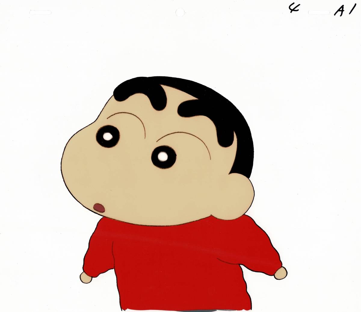 Crayon Shin -Chan Nohara Shinnosuke Cell Painting Usui Hiroshi Ogawa Video TV Asahi [A34]